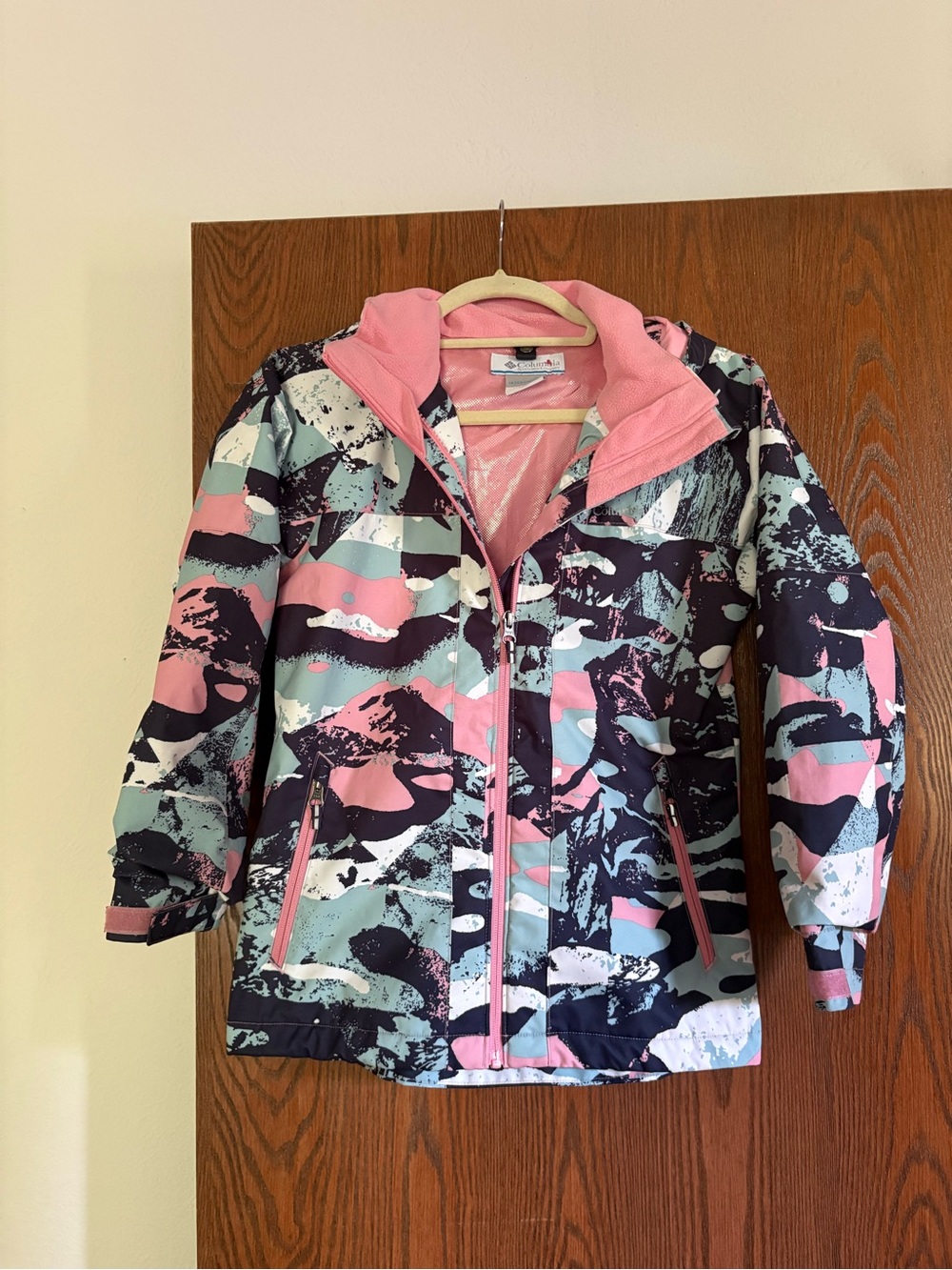 Columbia Kids Pink, Mint & Navy Lightweight Jacket